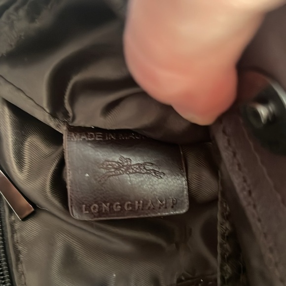 Longchamp classic leather cross body 3D bag in light beige - Picture 14 of 16